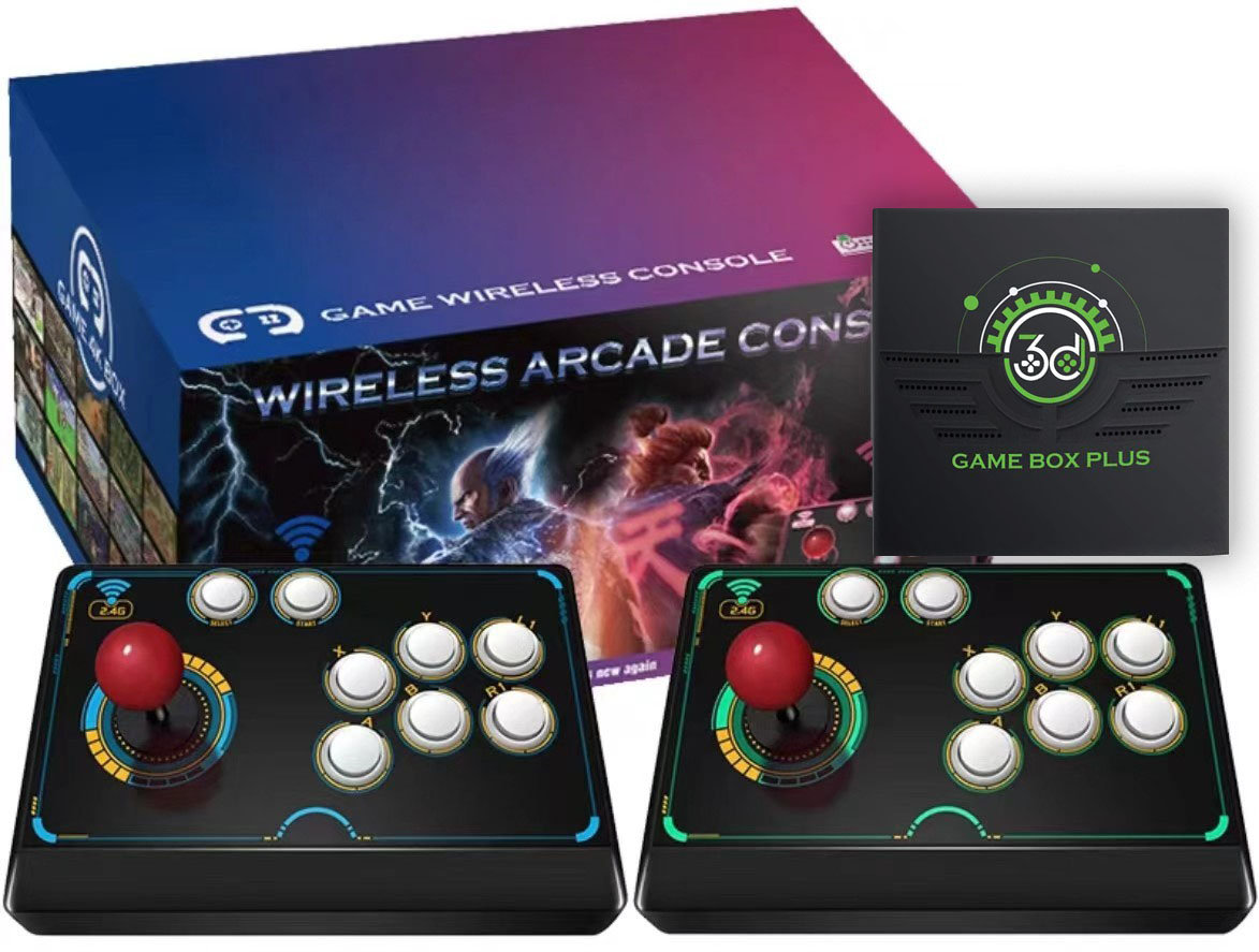 Retro Gaming Tv Box - V6 Retro Game Box 2.4G Draadloze