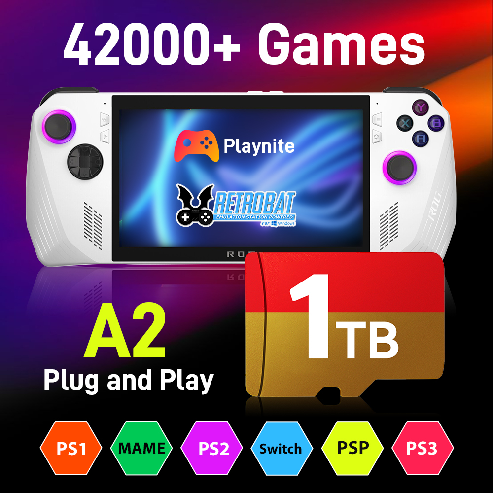 Retro Gaming Play Zone - 1TB Game Card met 42000+ Retro/AAA
