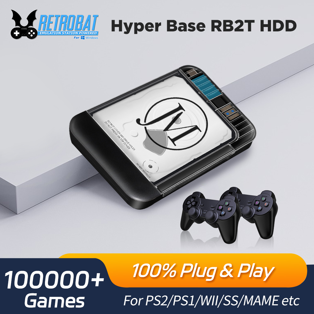 Retro Gaming Tv - Retrobat 2T draagbare externe game HDD