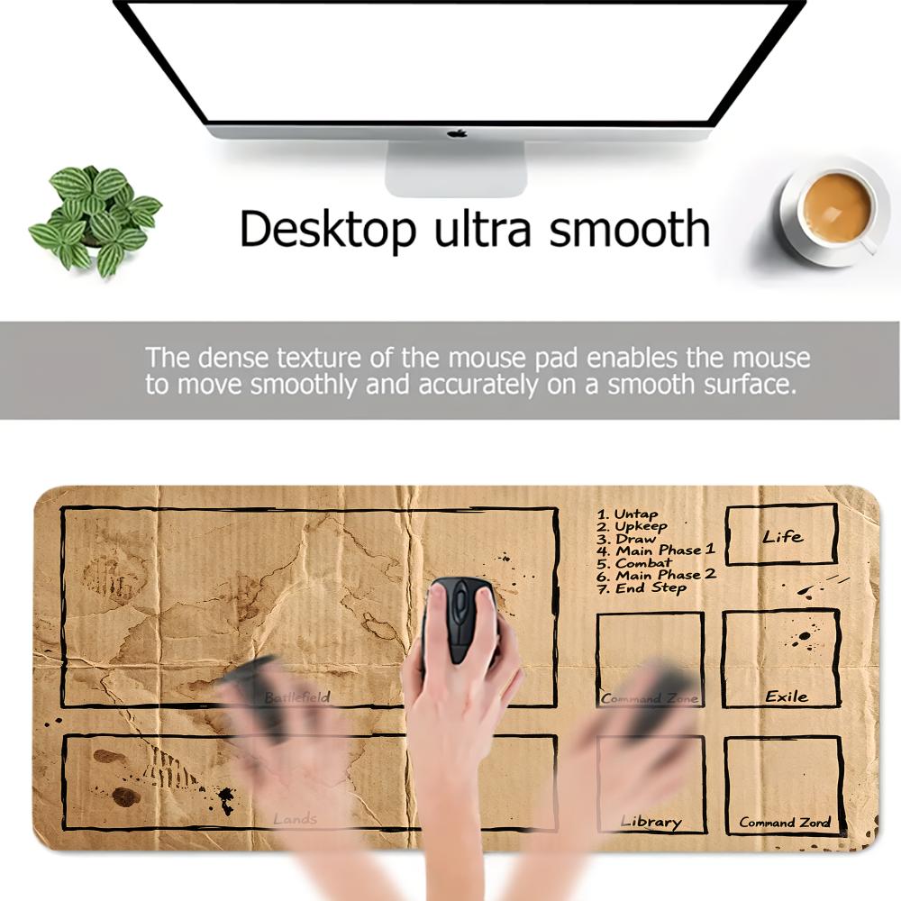 Retro Gaming Rug - Retro Aged Paper MTG Muismat Magic