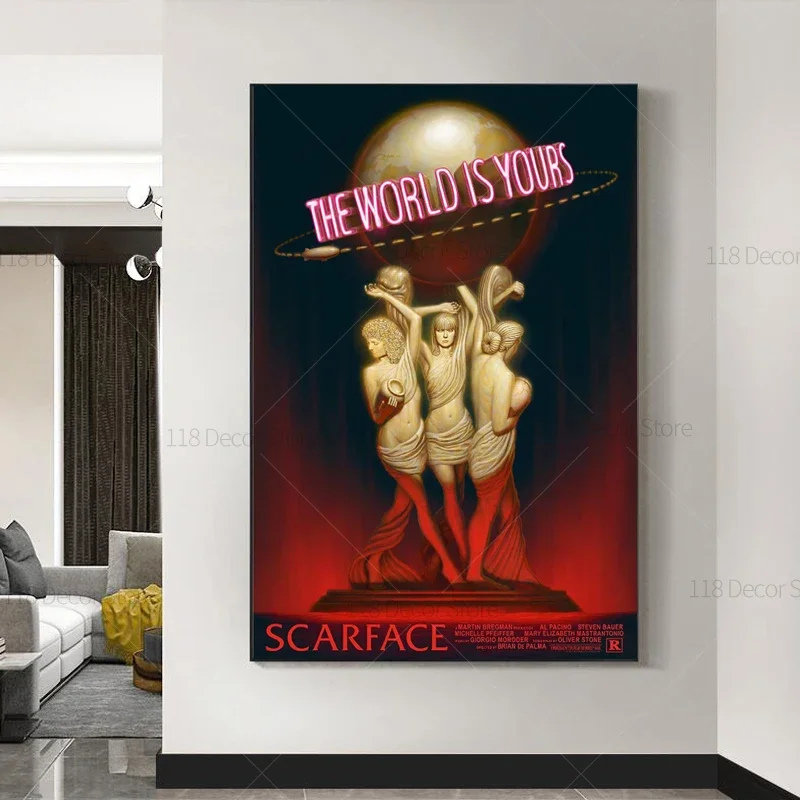 Retro Gaming Pictures - De wereld is van jou Scarface