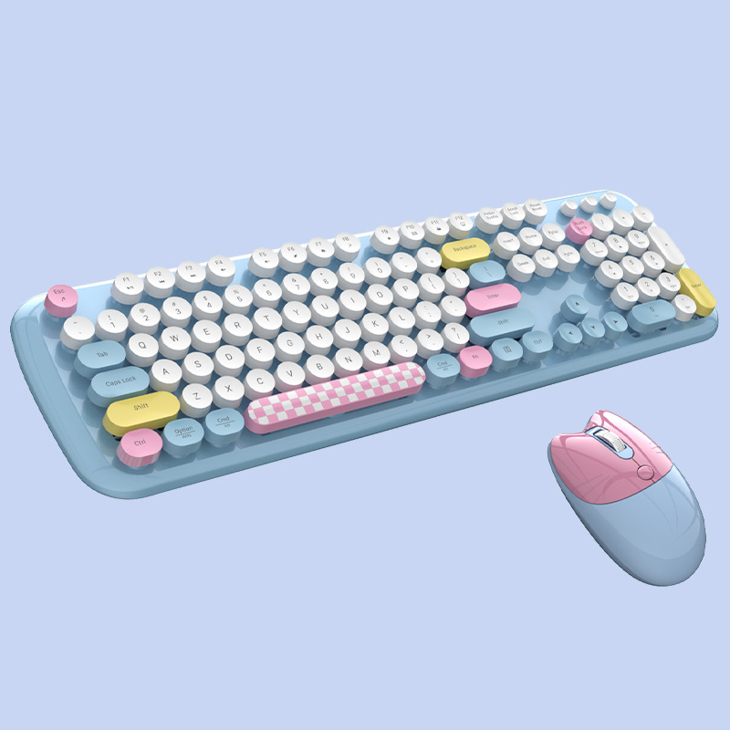 Retro Gaming Kc - Candy Color Retro Round Key Draadloos