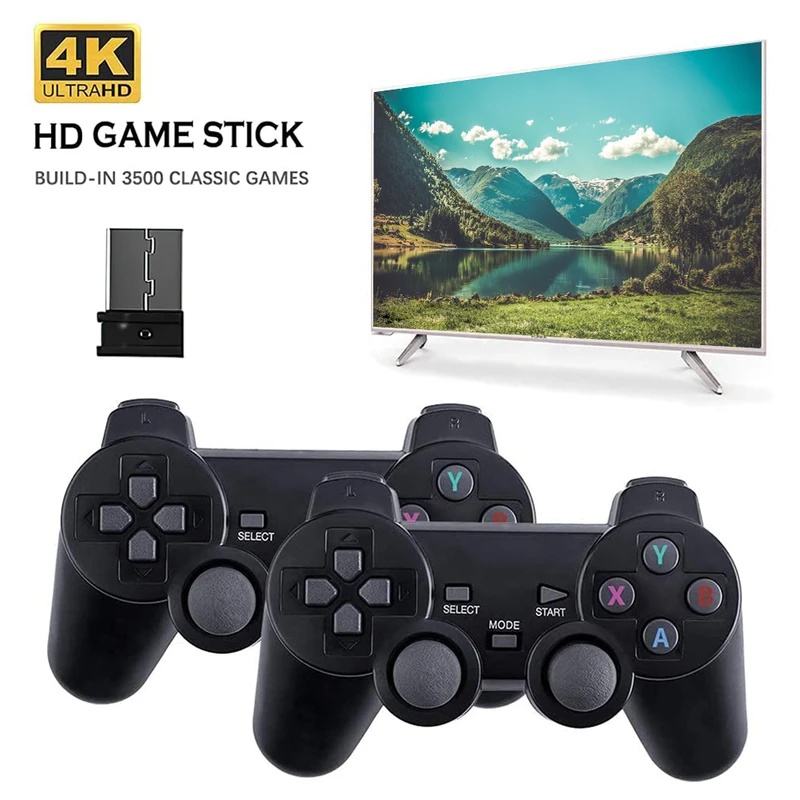 Retro Gaming Tv Box - Geen vertraging 2.4G draadloze gamecontroller plug-and-play