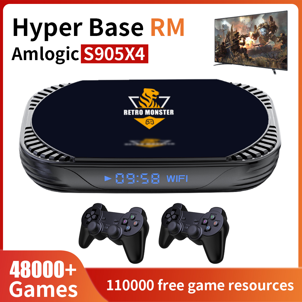 Retro Gaming Tv Box - 4K Retro Videogameconsole S905X4 Retro Monster