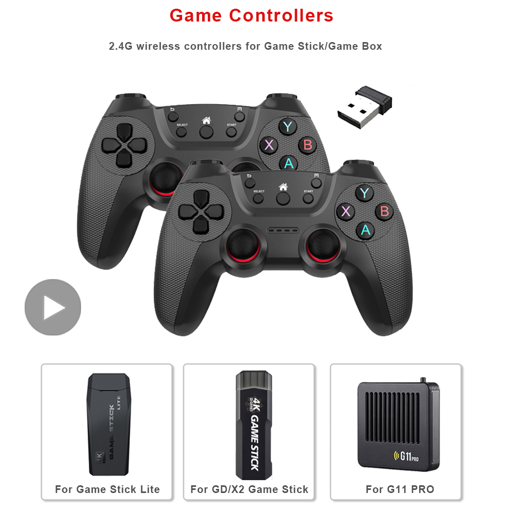 Retro Gaming Tv Box - Draadloze Gamepad Gaming Controle Video Game