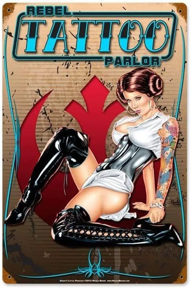 Retro Gaming Pictures - SmartCows Tattoo Parlor Retro Tin Metal