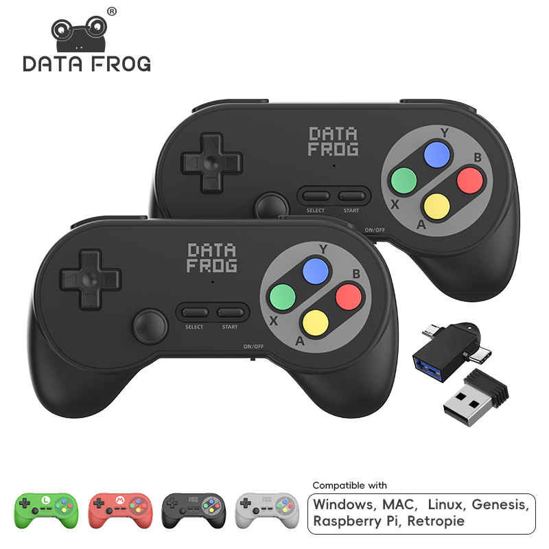 Retro Gaming Tv Box - Data Frog PC07 Draadloze Retro Gamecontroller,