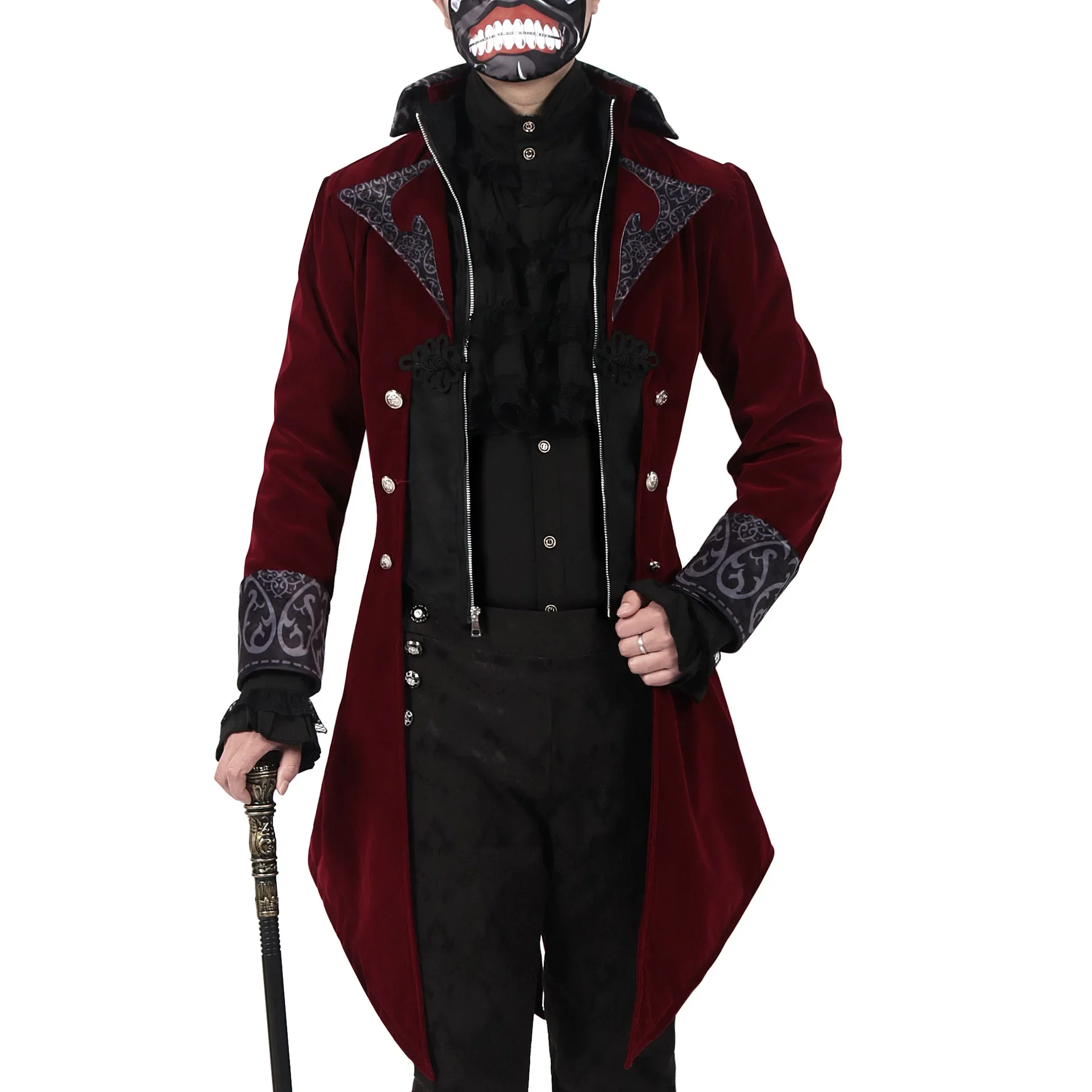Retro Gaming Jacket - Halloween Formeel Kostuum Heren Steampunk Jassen