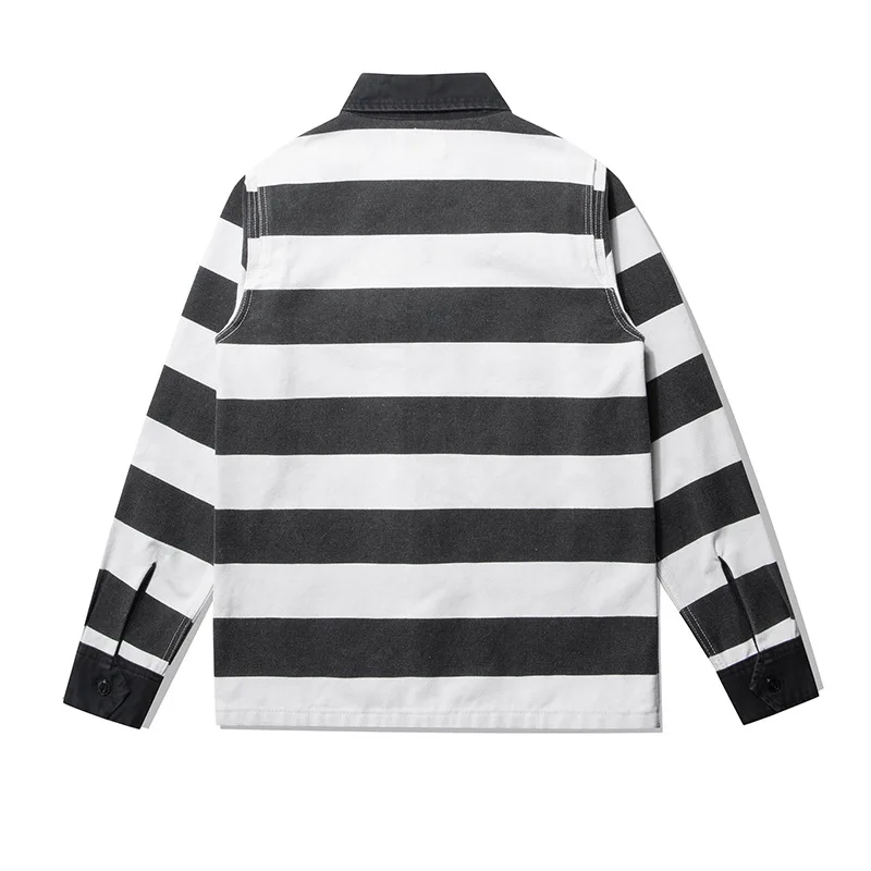 16oz zware heren gestreepte ja - Retro Gaming Jacket recensie en prijs