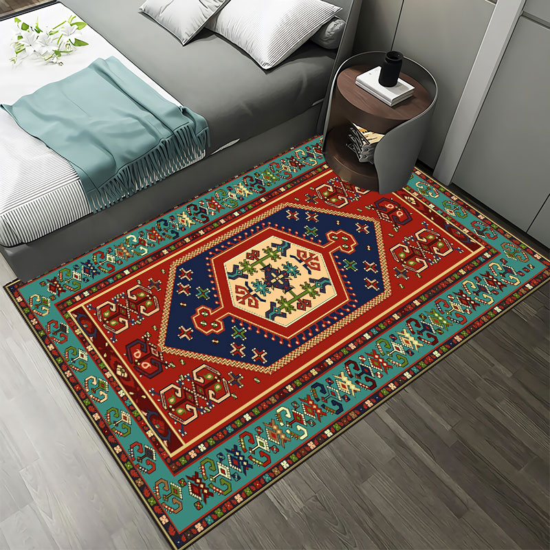 Perzisch retro tapijt woonkame - Retro Gaming Rug recensie en prijs
