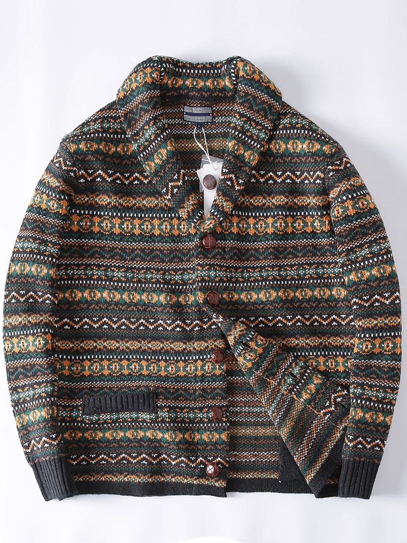 Nordic Runderwol Jacquard Weve - Retro Gaming Jacket recensie en prijs