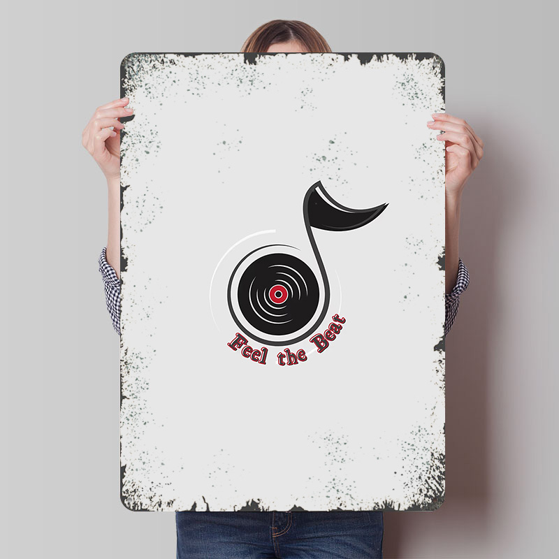 Muzieklogo - Voel de beat Post - Retro Gaming Logo recensie en prijs