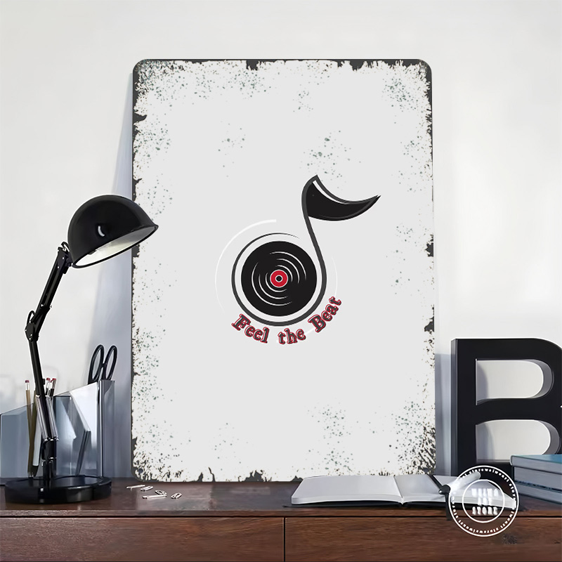 Muzieklogo - Voel de beat Post - Retro Gaming Logo recensie en prijs