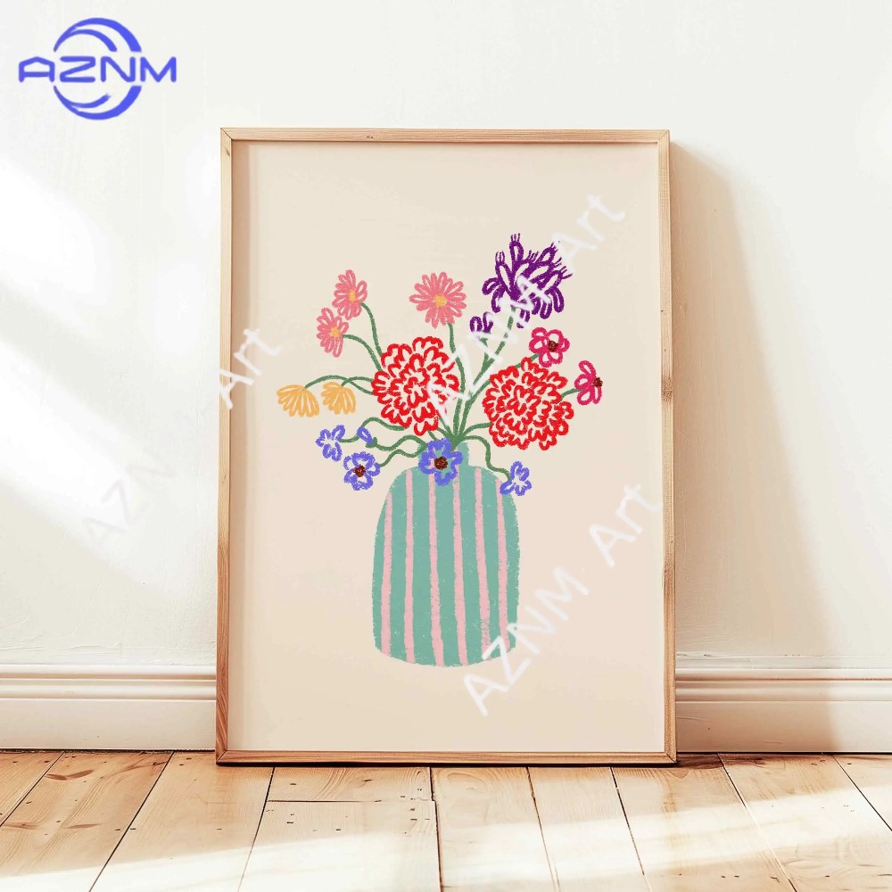 1/3 stuks abstracte bloemenvaa - Retro Gaming Pictures recensie en prijs
