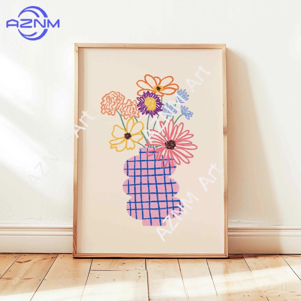 1/3 stuks abstracte bloemenvaa - Retro Gaming Pictures recensie en prijs