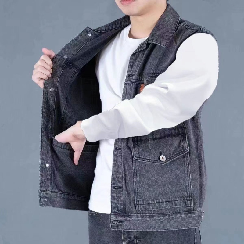 Trendy zomer retro denim vest  - Retro Gaming Jacket recensie en prijs