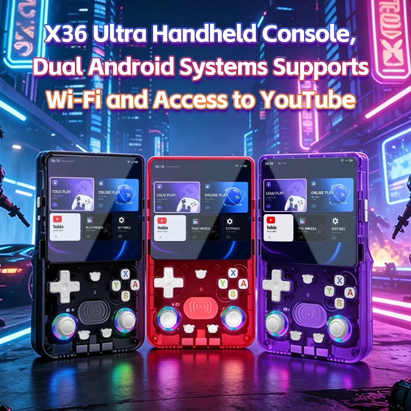X36Ultra Retro Handheld Consol - Retro Gaming Youtuber recensie en prijs