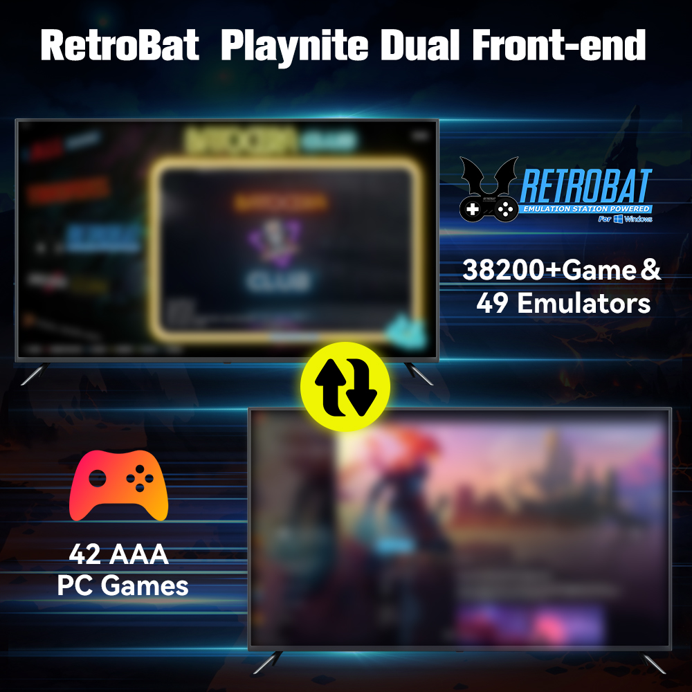 Retrobat & Playnite Systeem HD - Retro Gaming Play Zone recensie en prijs