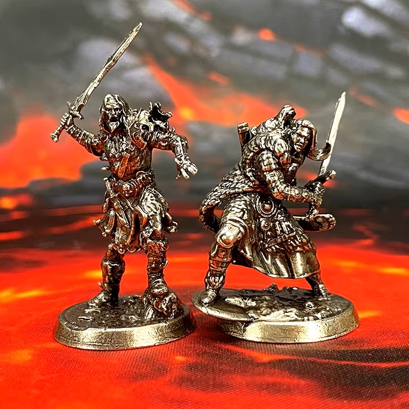 Nieuwe Fantasy Metalen Miniatu - Retro Gaming Tv recensie en prijs
