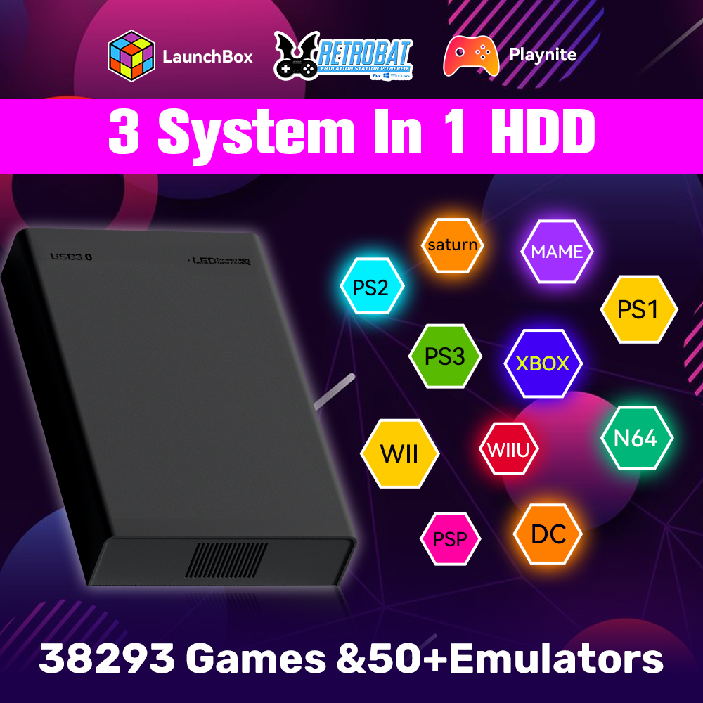 500G Retro Gaming HDD Video Ga - Retro Gaming Play Zone recensie en prijs