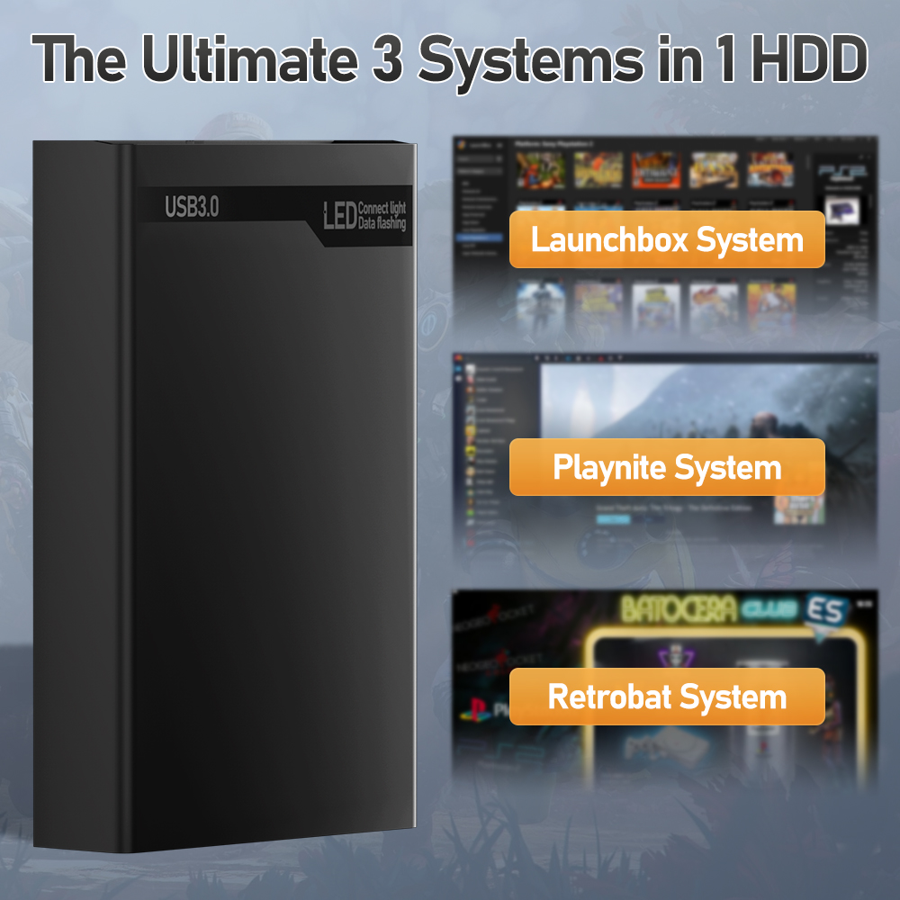 500G Retro Gaming HDD Video Ga - Retro Gaming Play Zone recensie en prijs