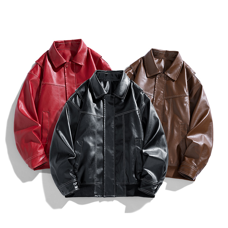 Amerikaanse Retro PU Leer Rode - Retro Gaming Jacket recensie en prijs