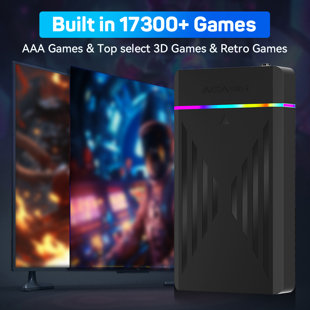 3TB Draagbare Gaming HDD Launc - Retro Gaming Play Zone recensie en prijs